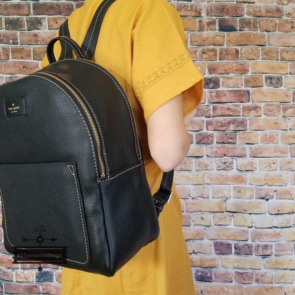Kate spade Maple Street Emily Black Backpack Bag - Picture 4 of 8